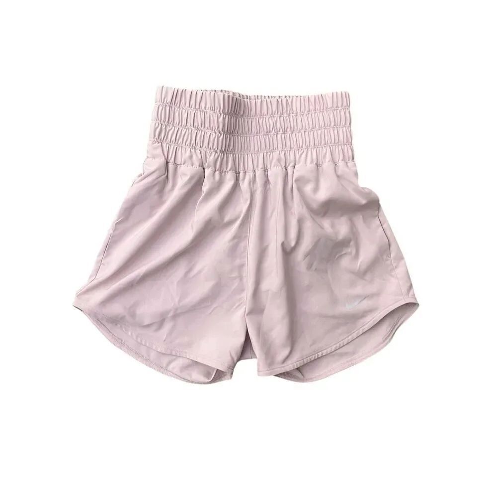 Nike dri-fit woman’s XS high waisted light purple training running shorts New
